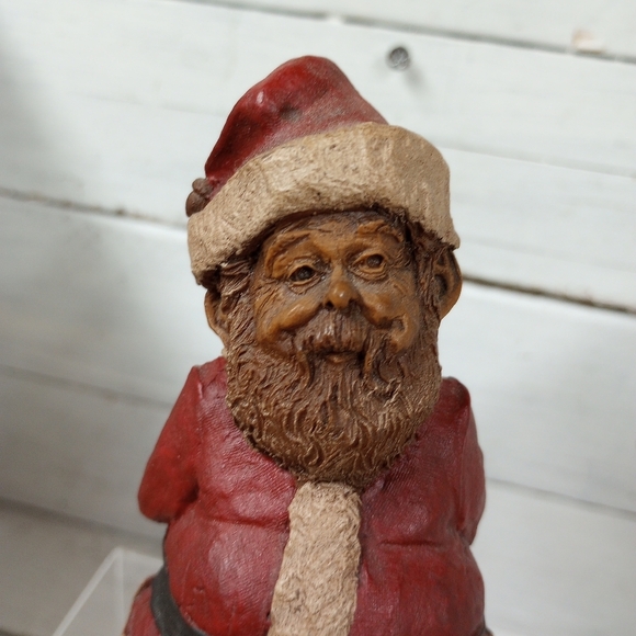 Vintage Signed Tom Clark Christmas Gnome, 1987 Mr Claus Figurine Sculpture Santa - Picture 2 of 12